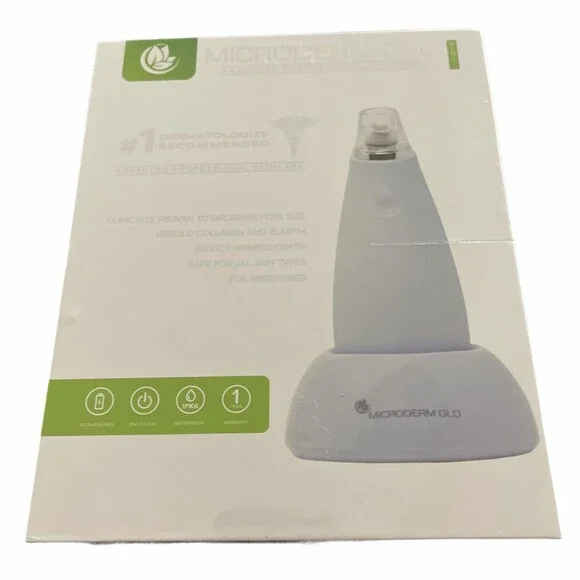 Microderm GLO MINI Diamond Microdermabrasion & Suction Tool Collagen Production